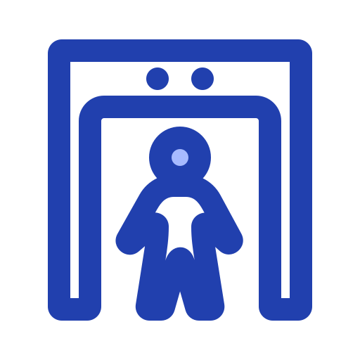보안 검색 Generic Blue icon