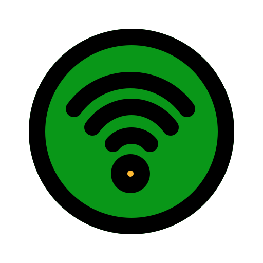 Wifi Generic Outline Color icon