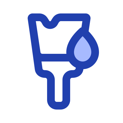 mojado Generic Blue icono