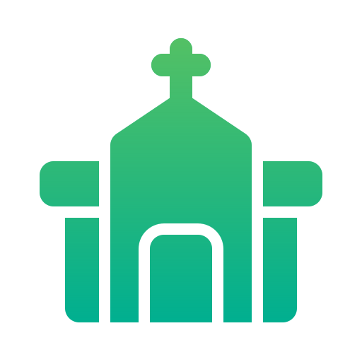 Church Generic Flat Gradient icon