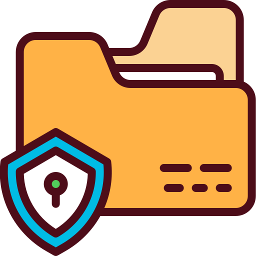 Secure Folder Generic Outline Color icon