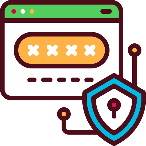 Web Protection Generic Outline Color icon