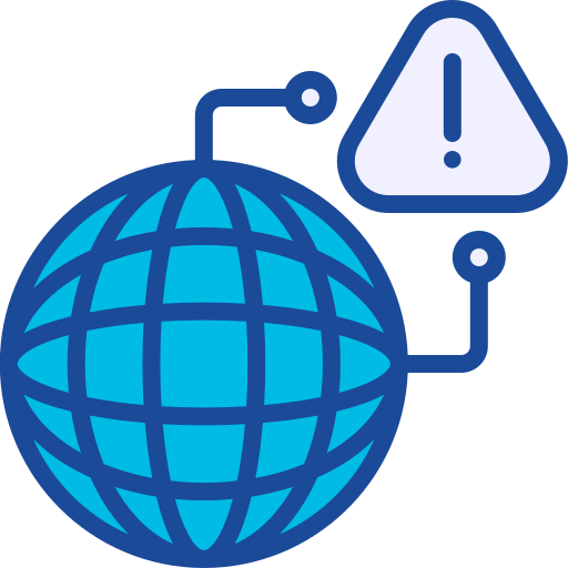 경고 브라우저 Generic Blue icon