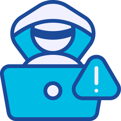 해커 Generic Blue icon