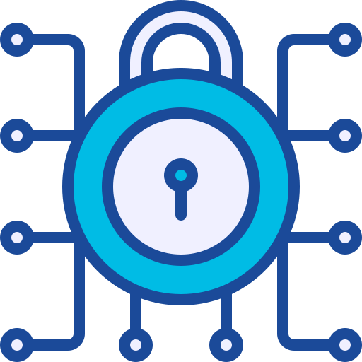 データセキュリティ Generic Blue icon