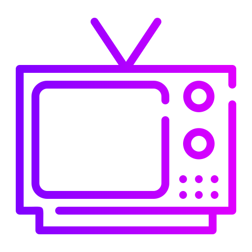 telewizja Generic Gradient ikona