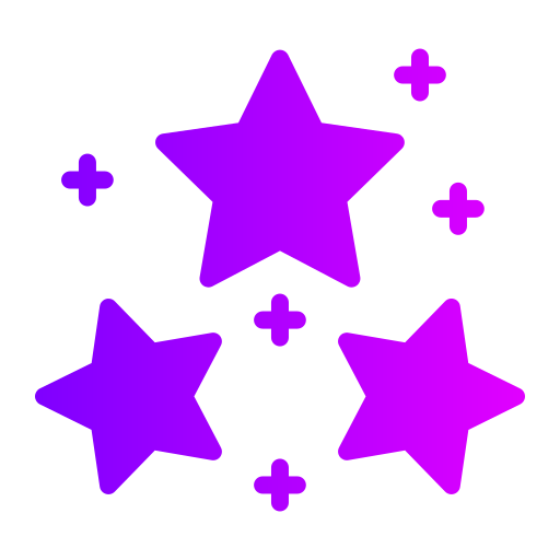 sterren Generic Flat Gradient icoon