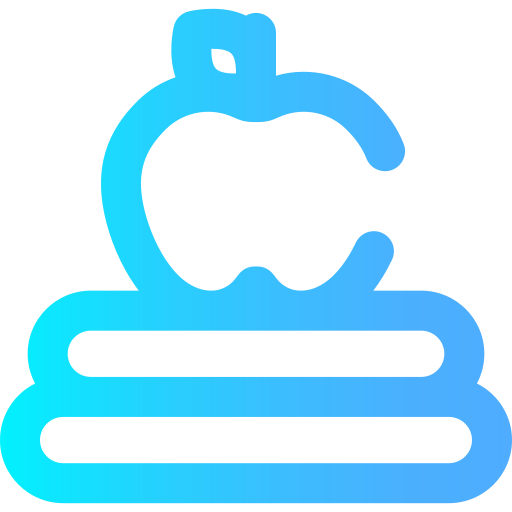 りんご Super Basic Omission Gradient icon