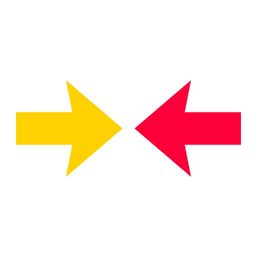Opposite Arrows Generic Flat icon