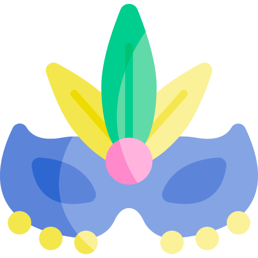 máscara Kawaii Flat icono