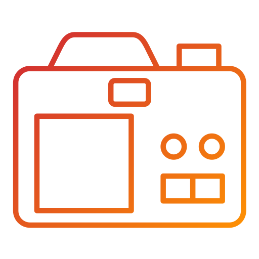 Back camera Generic Gradient icon
