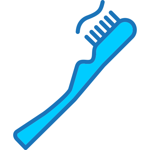 歯ブラシ Generic Blue icon