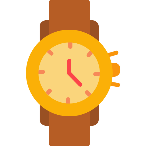 reloj de pulsera Generic Flat icono