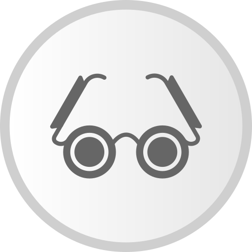 des lunettes Generic Grey Icône