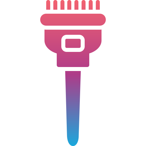 Hair dye brush Generic Flat Gradient icon