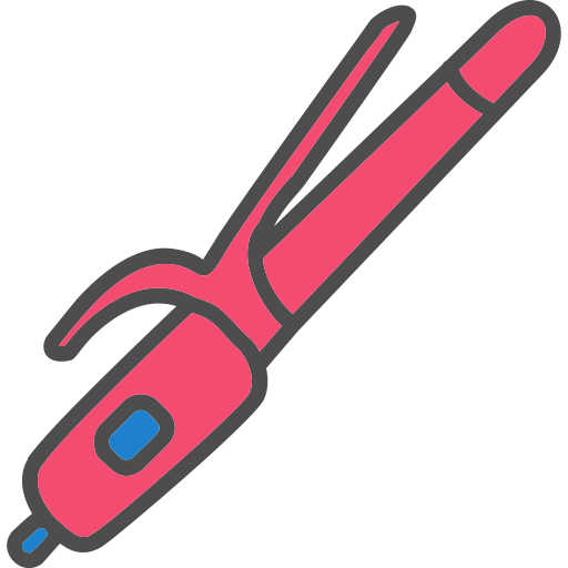 Curling iron Generic Outline Color icon