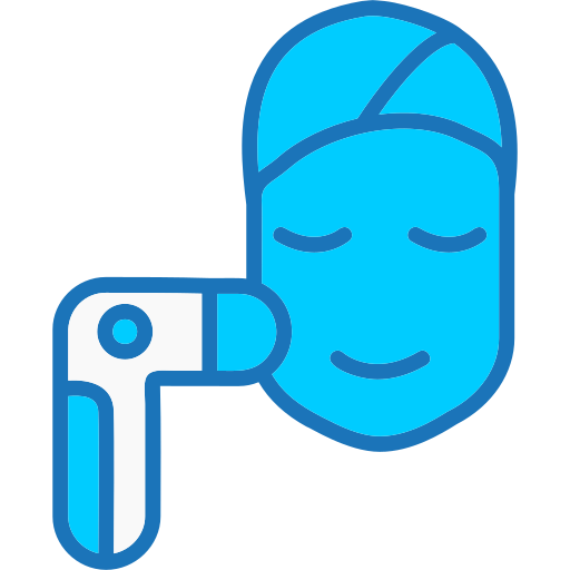 Facial treatment Generic Blue icon