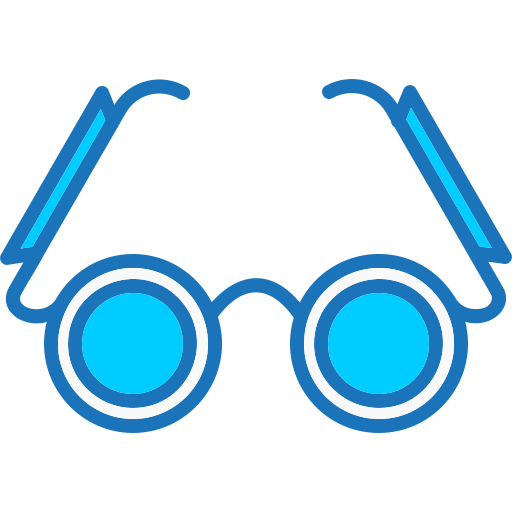 Glasses Generic Blue icon