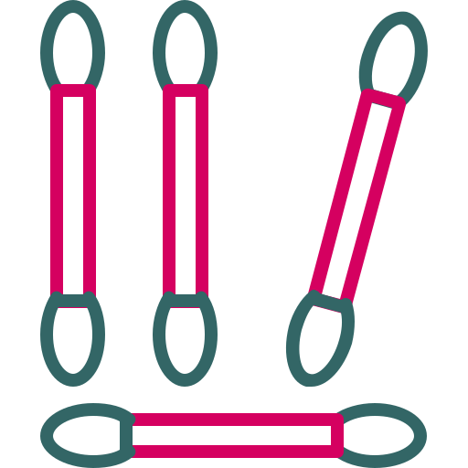 Cotton buds Generic Outline Color icon