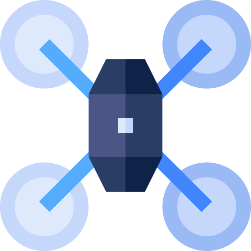 drone Basic Straight Flat icoon