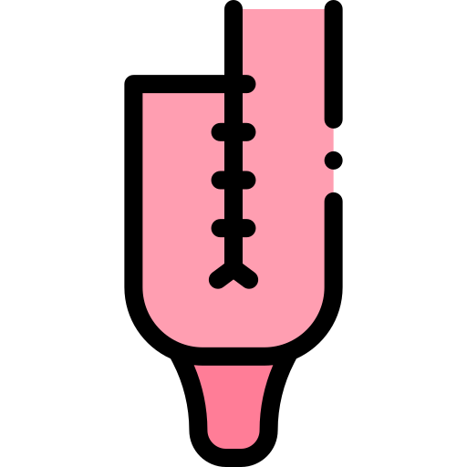 腸 Detailed Rounded Lineal color icon