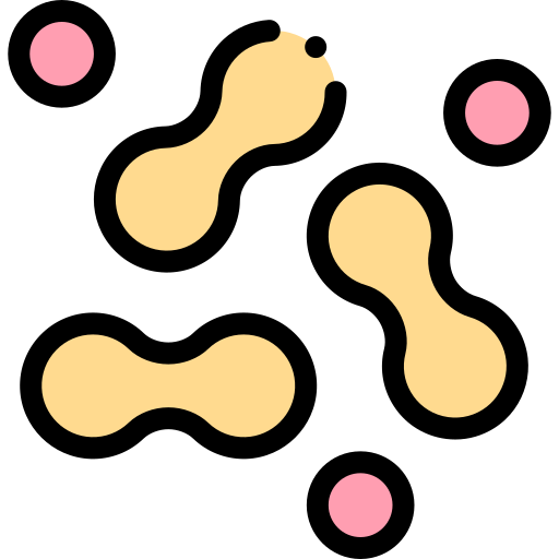 효소 Detailed Rounded Lineal color icon