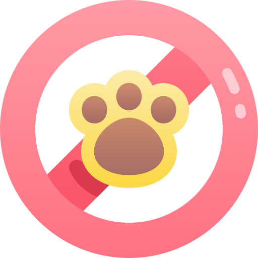 애완 동물 금지 Kawaii Star Gradient icon