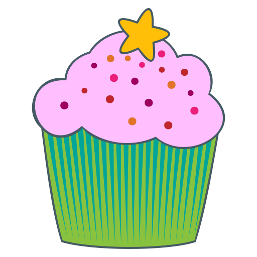 컵케익 Generic Outline Color icon