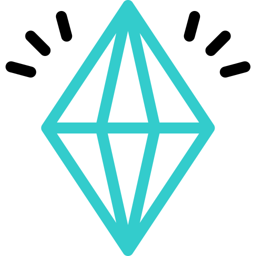 Diamond Basic Accent Outline icon