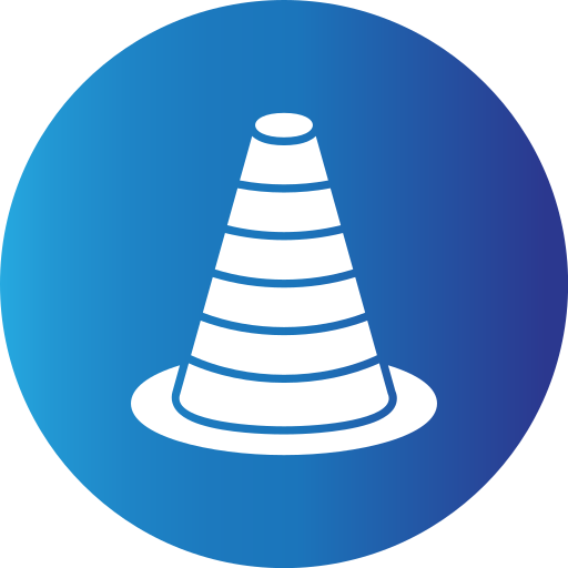 円錐 Generic Blue icon