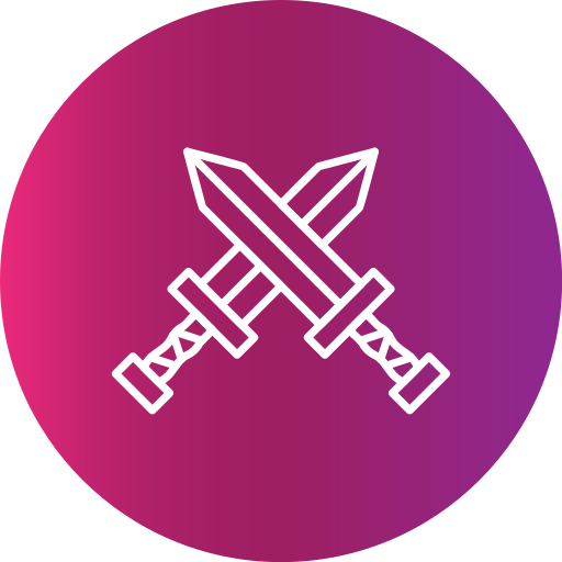 miecze Generic Flat Gradient ikona