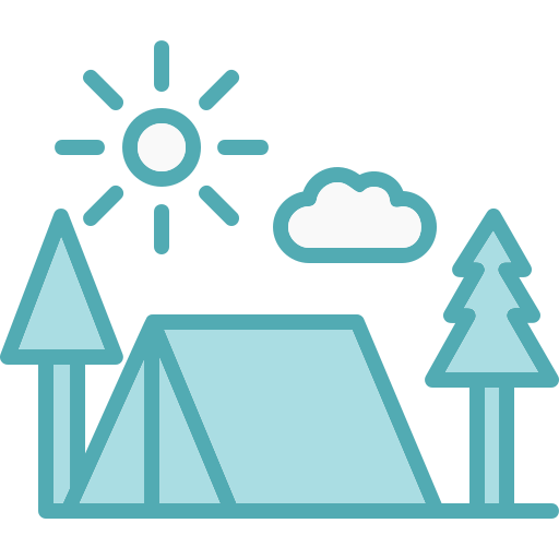 キャンプ Generic Blue icon