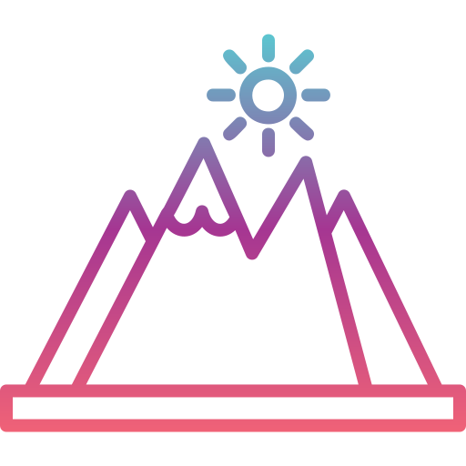 Mountain Generic Gradient icon