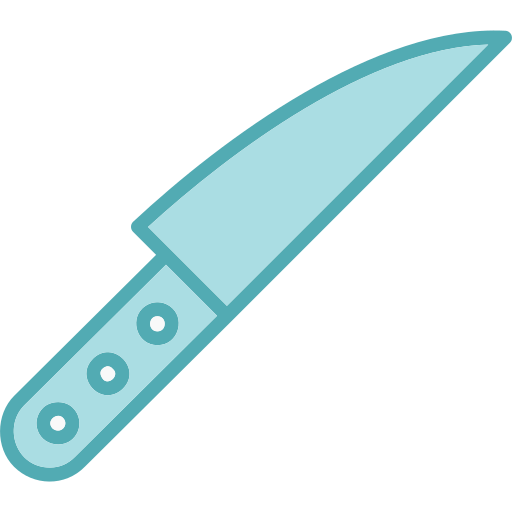 Cutting Knife Generic Blue icon