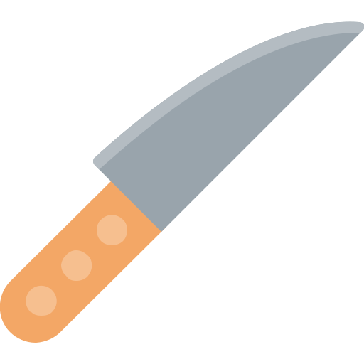 couteau de coupe Generic Flat Icône