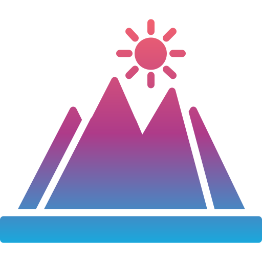 montaña Generic Flat Gradient icono