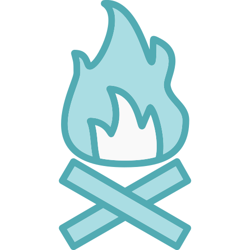 fuego Generic Blue icono