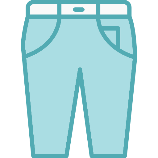 un pantalon Generic Blue Icône
