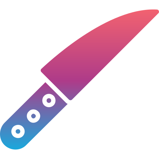 Нож для резки Generic Flat Gradient иконка