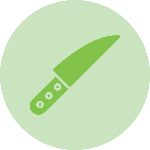 couteau de coupe Generic Flat Icône