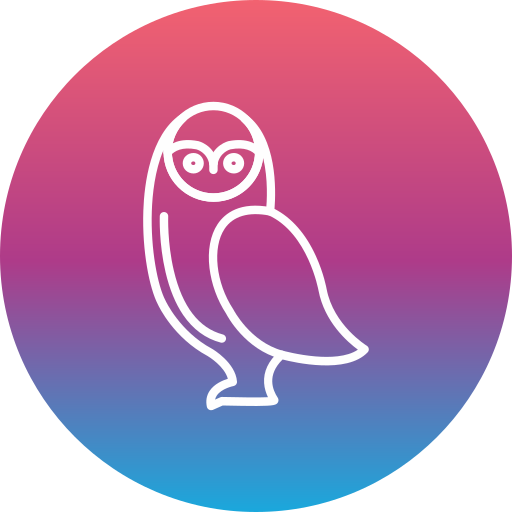 Owl Generic Flat Gradient icon