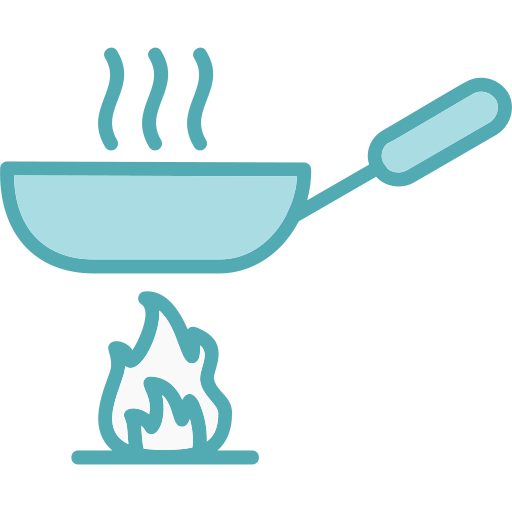 Frying pan Generic Blue icon