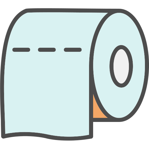 toilettenpapier Generic Outline Color icon