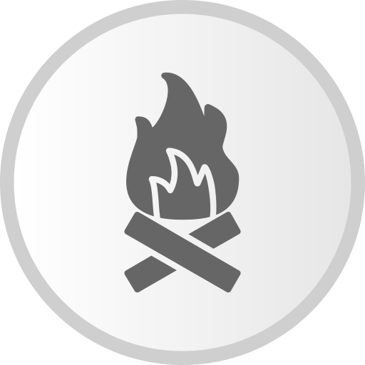 Fire Generic Grey icon