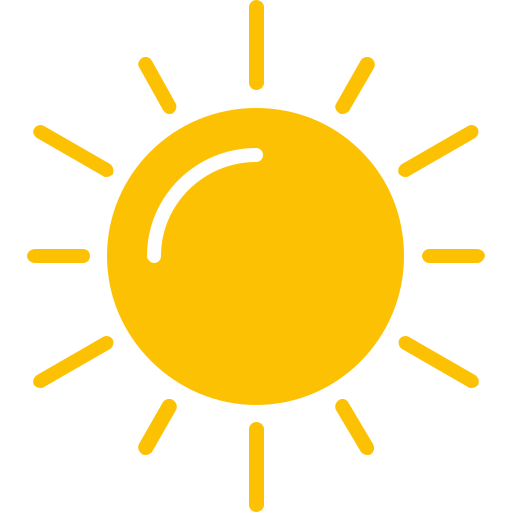 солнце Generic Flat иконка