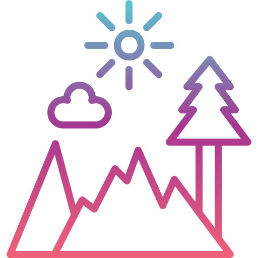 Mountain Generic Gradient icon