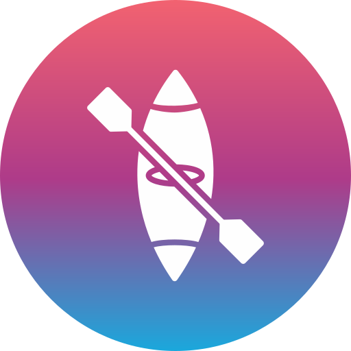 Canoe Generic Flat Gradient icon