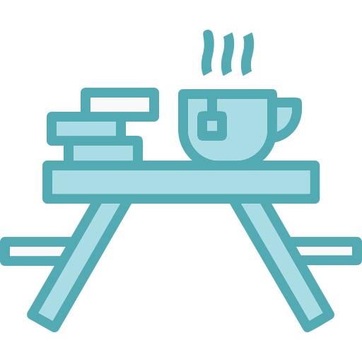 Picnic table Generic Blue icon