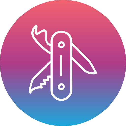 Swiss Army Knife Generic Flat Gradient icon