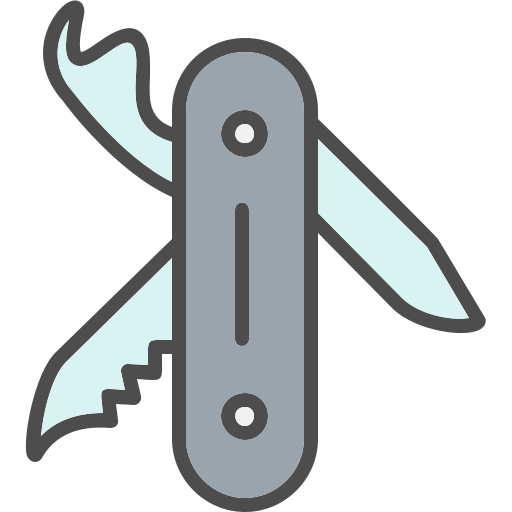 Swiss Army Knife Generic Outline Color icon